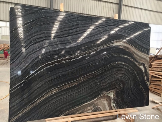 Silver Wave Marble Slabs Tiles